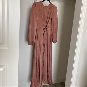 NWOT long sleeved midi shirt dress